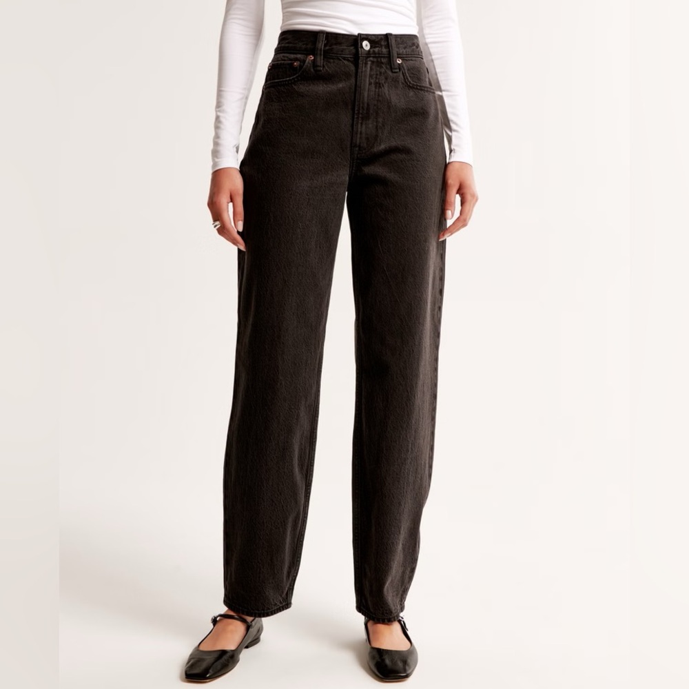 Abercrombie Women’s High Rise Tapered Loose Jean
